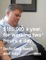Union leader Mark Rosenthal eats lunch when he arrives at work at 2 p.m. Then, he goes to sleep.